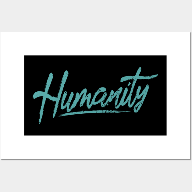 'Humanity' Refugee Care Rights Awareness Wall Art by ourwackyhome